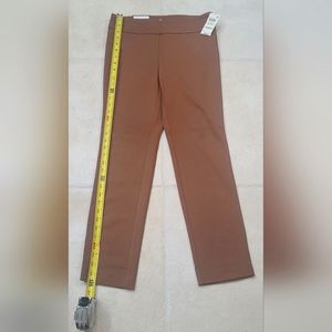 NWT Sz.4P Charter Club Cambridge Style Camel-colored Slim Leg Pants